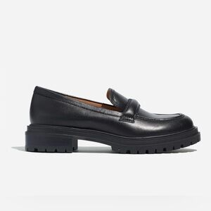 NIB Madewell The Bradley Loafer Brown Leather Shoes Size 9.5